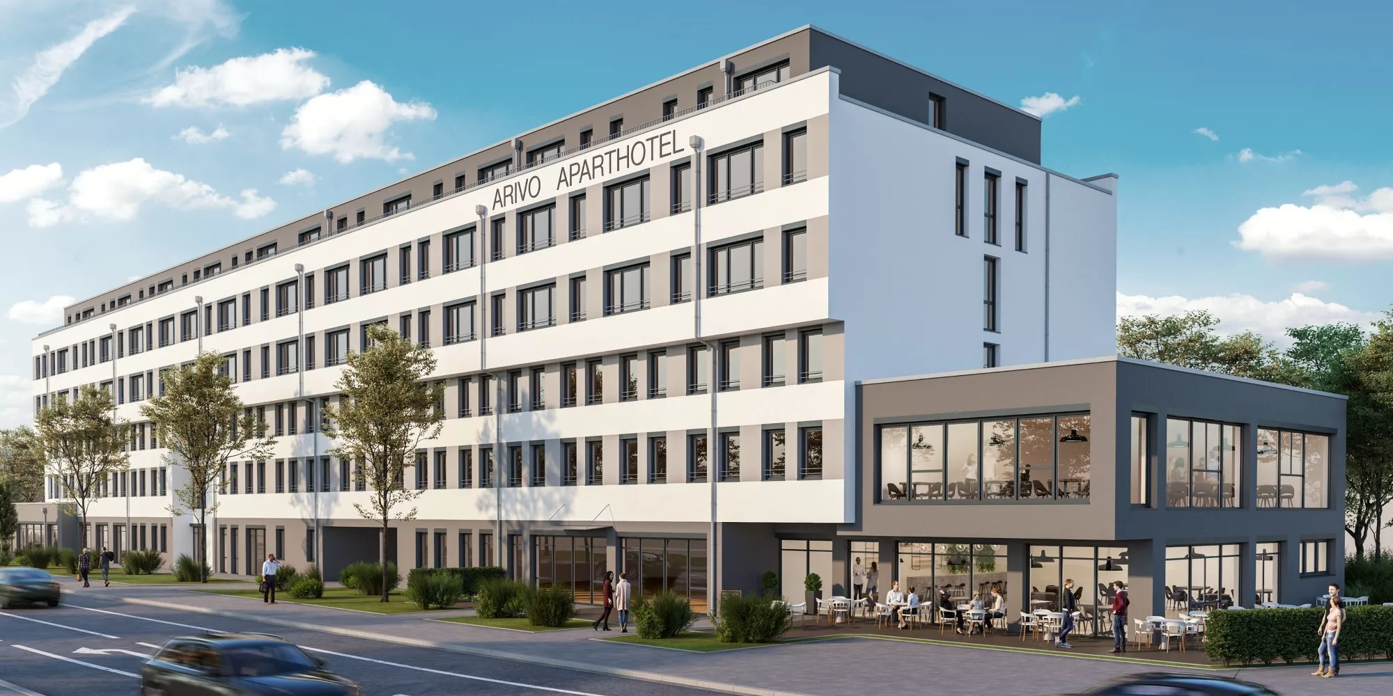Apartmenthotel und Schülerwohnheim