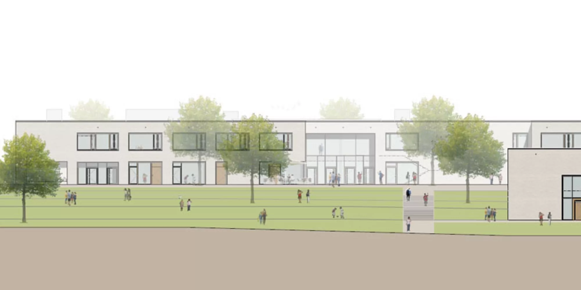 Gemeinschaftsschule und Mehrzweckhalle